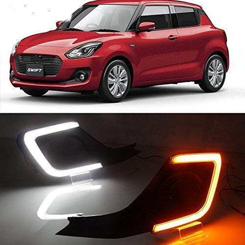 DRL bumber light with yellow turn signal