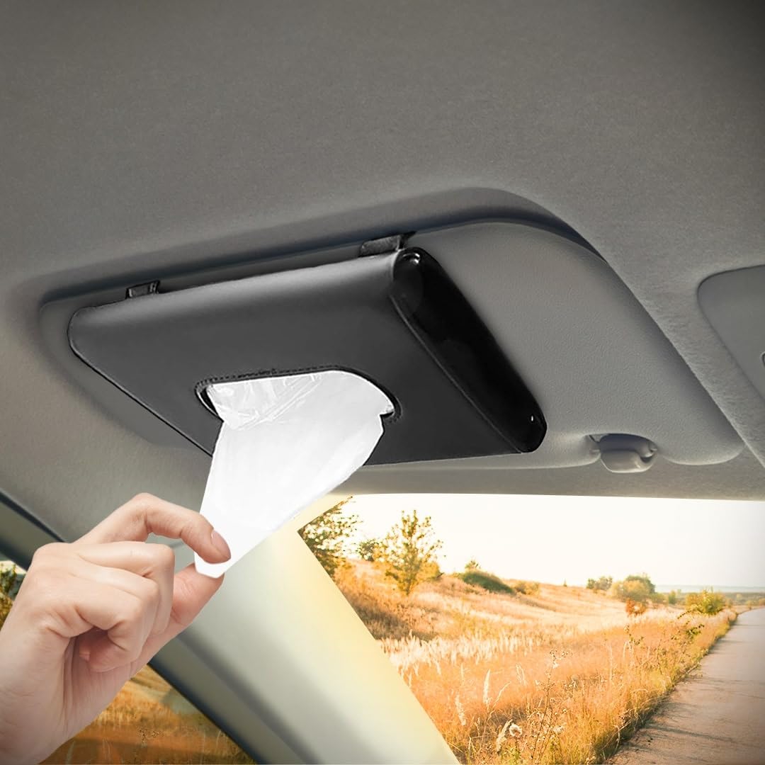 Car Tissue Holder for Sun Visor
