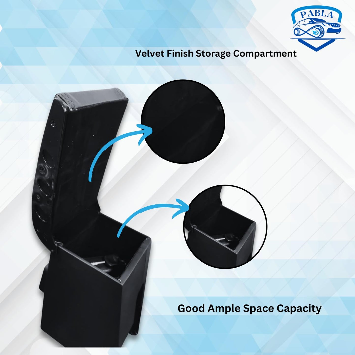 Pabla Enterprises Armrest Console for Maruti Old Swift 2005-2023