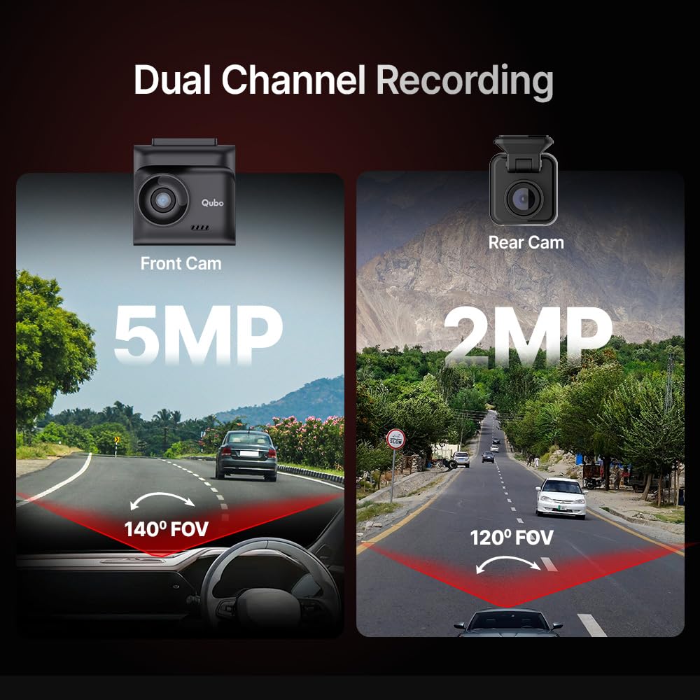 Qubo Car Dashcam Pro 2.7K by Hero Group