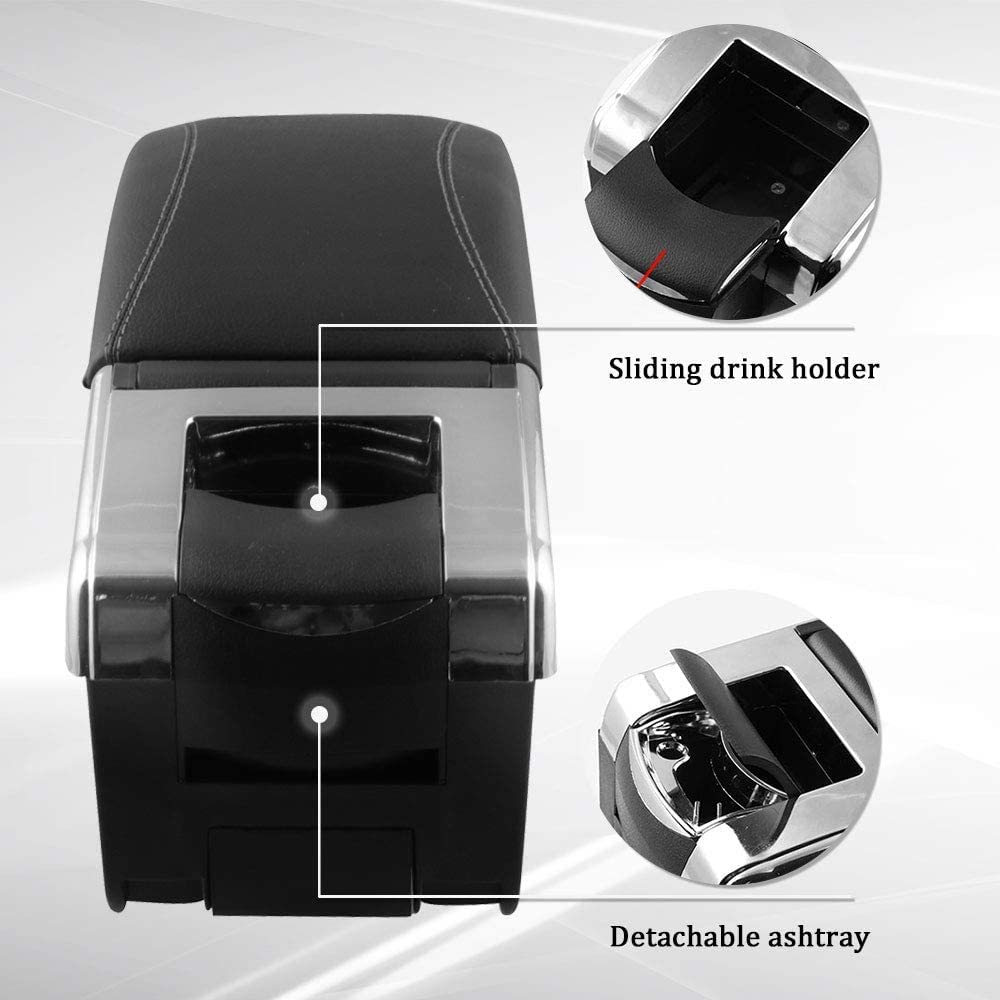 Oshotto PU Leather AR-01 Car Armrest Console Box