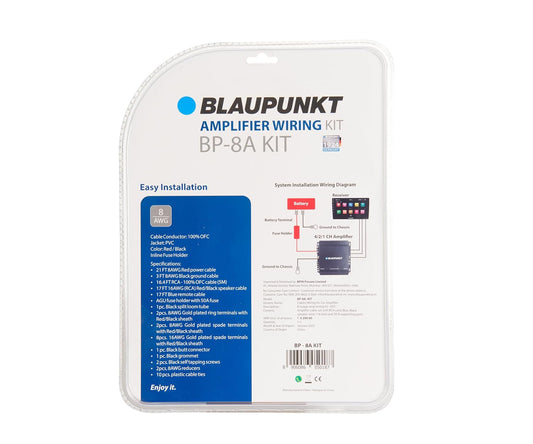 Blaupunkt 8 Gauge Amplifier Wiring Kit