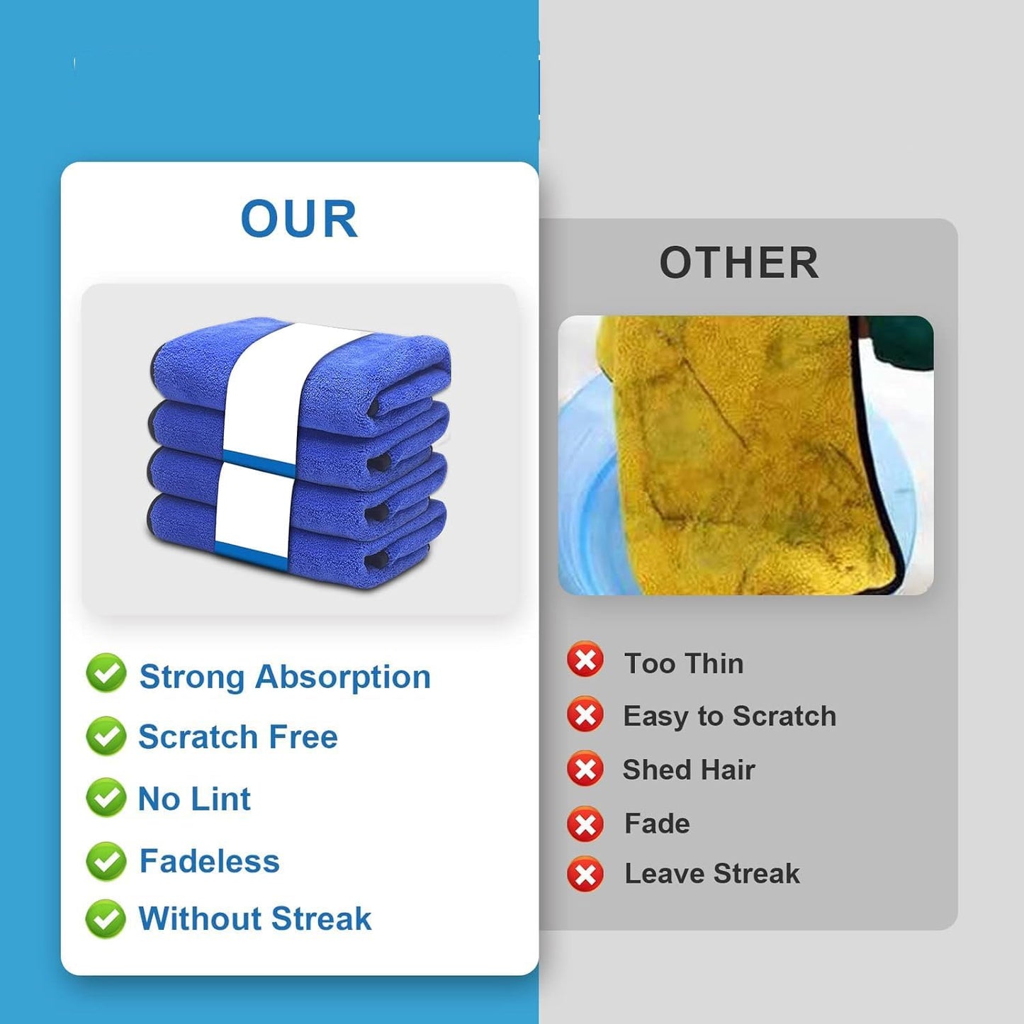 Microfiber Cloth for Car Cleaning