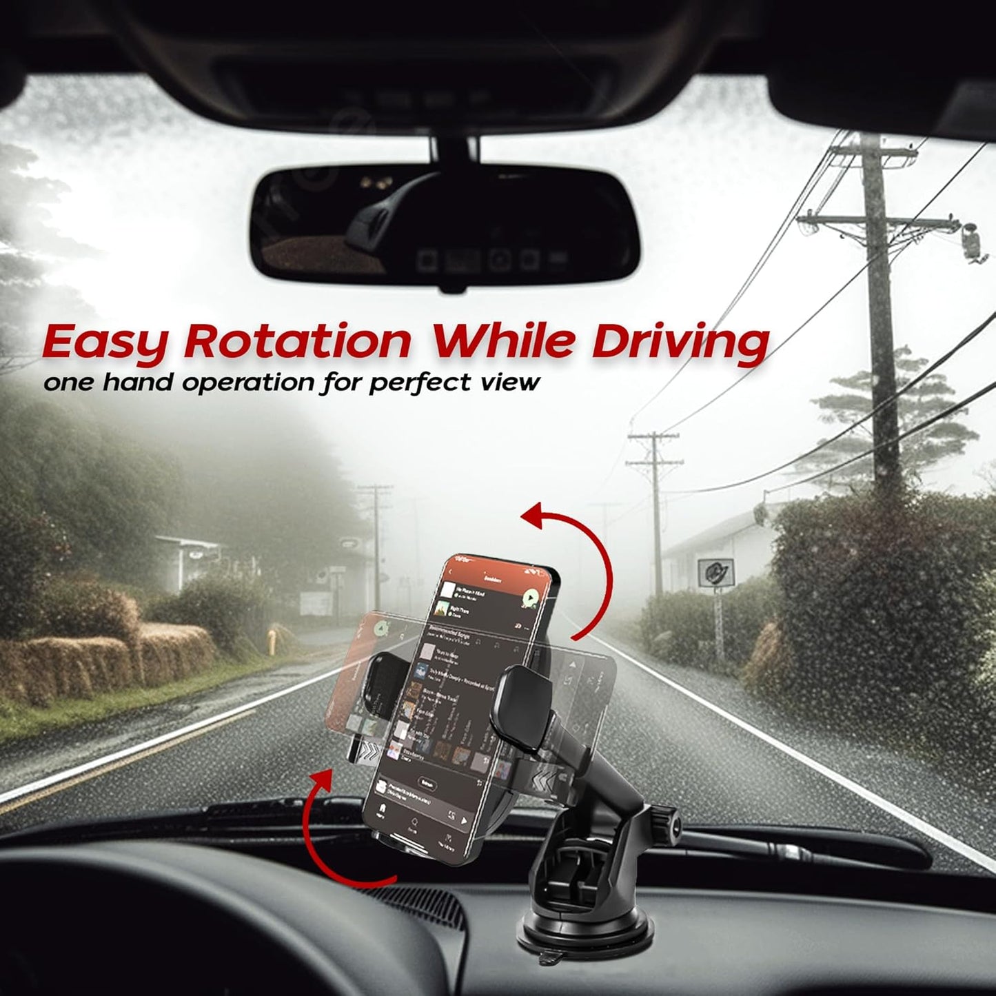 Kratos Grip X2 car Mobile Holder for Dashboard