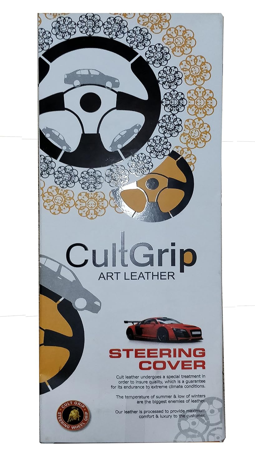 AutoPop Cult Grip Soft Foam Black Steering Cover