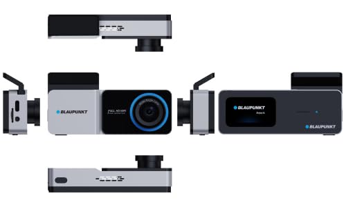 Blaupunkt camera system components on a white background