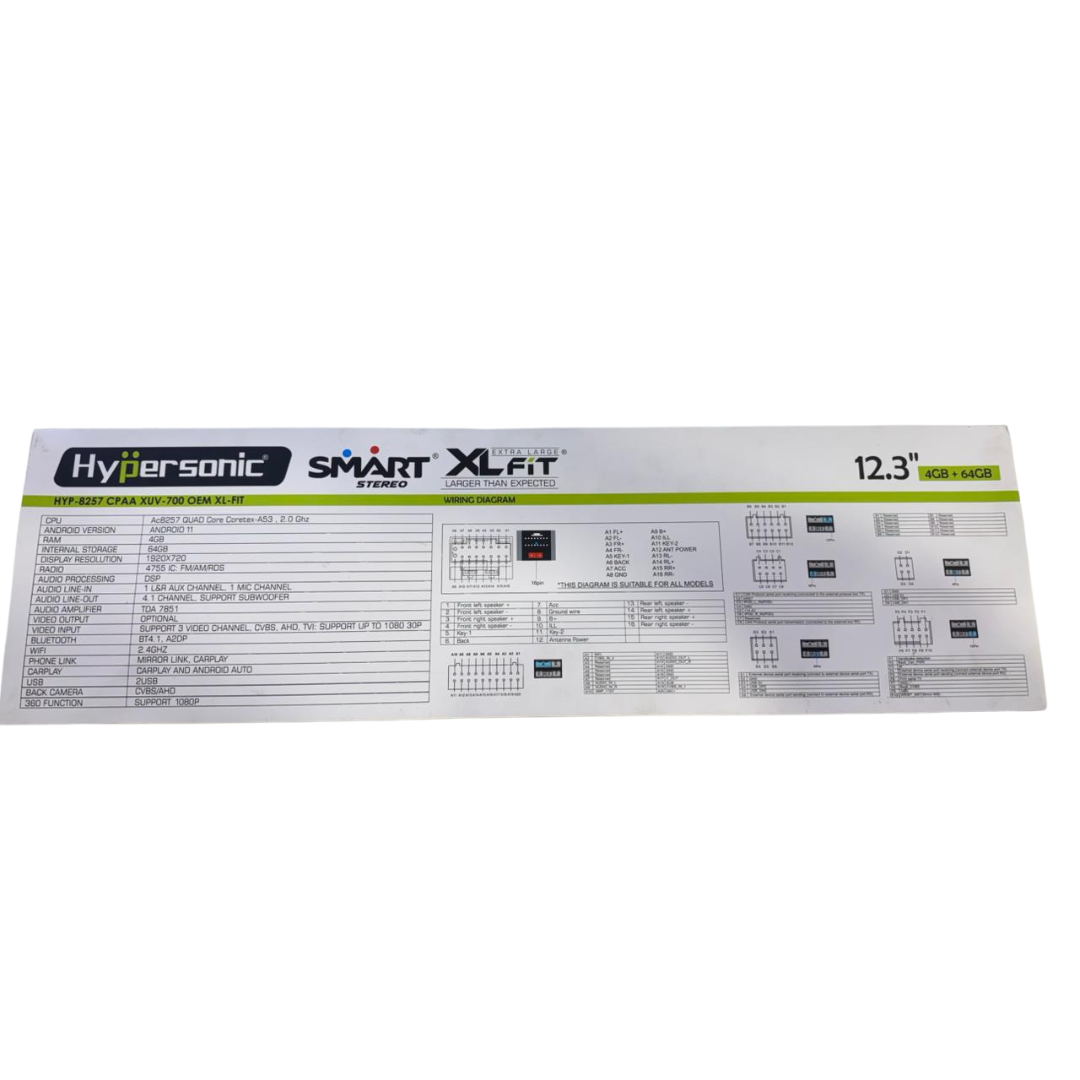 Hypercsonic Smart XL Fit product packaging on a white background