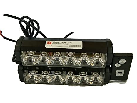 LED light bar with remote control on a white background
