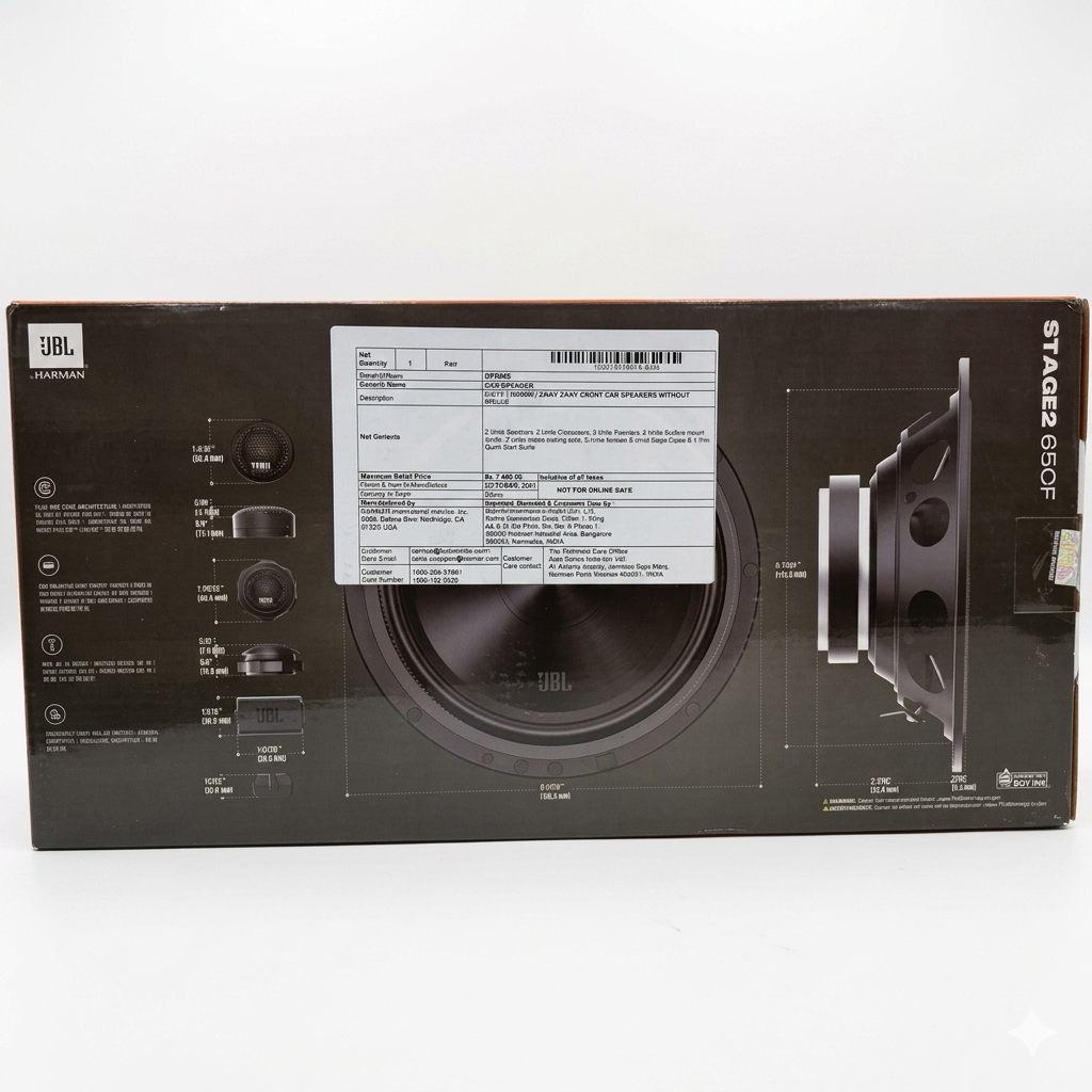 JBL Stage2 65CF Component Speakers
