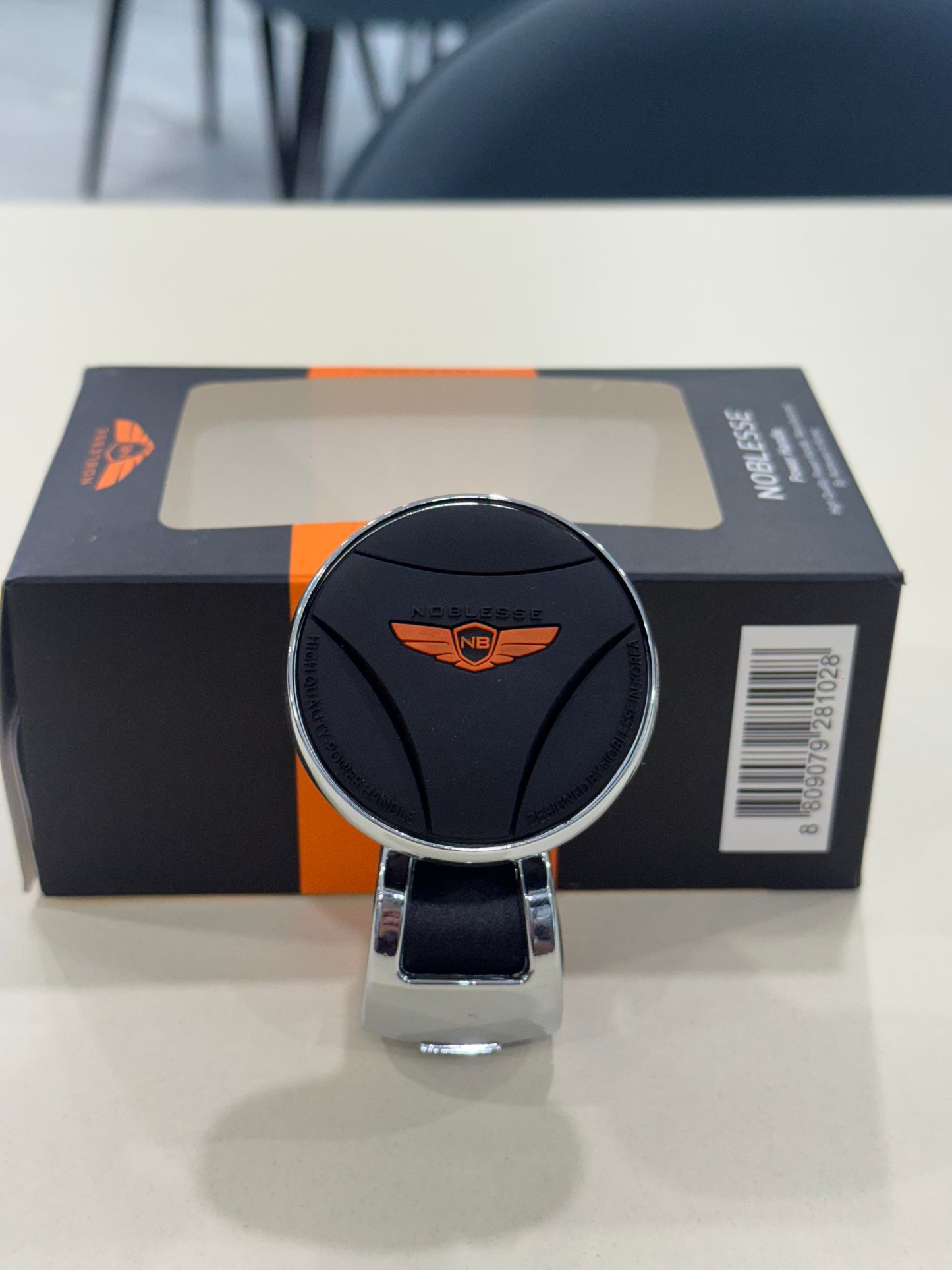 Nobless Leather PVC Car Steering Knob