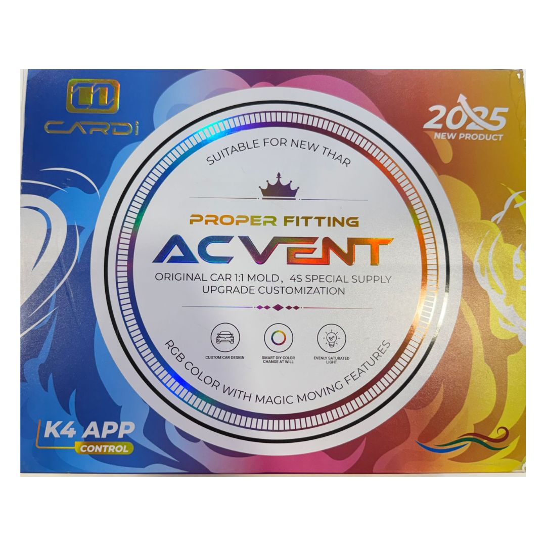 ACVENT product packaging with colorful design and text on a white background