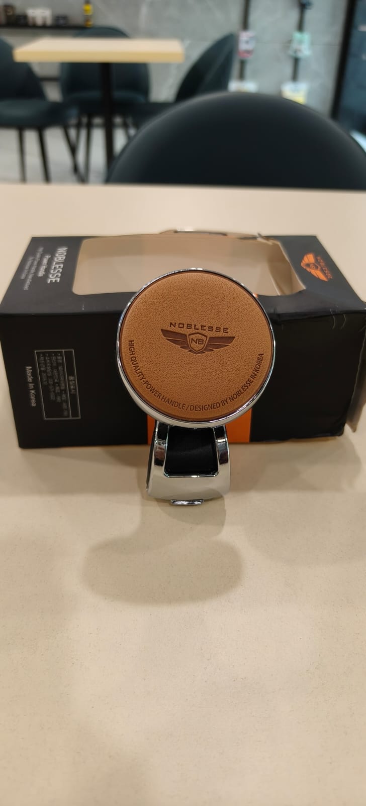 Nobless Leather PVC Car Steering Knob