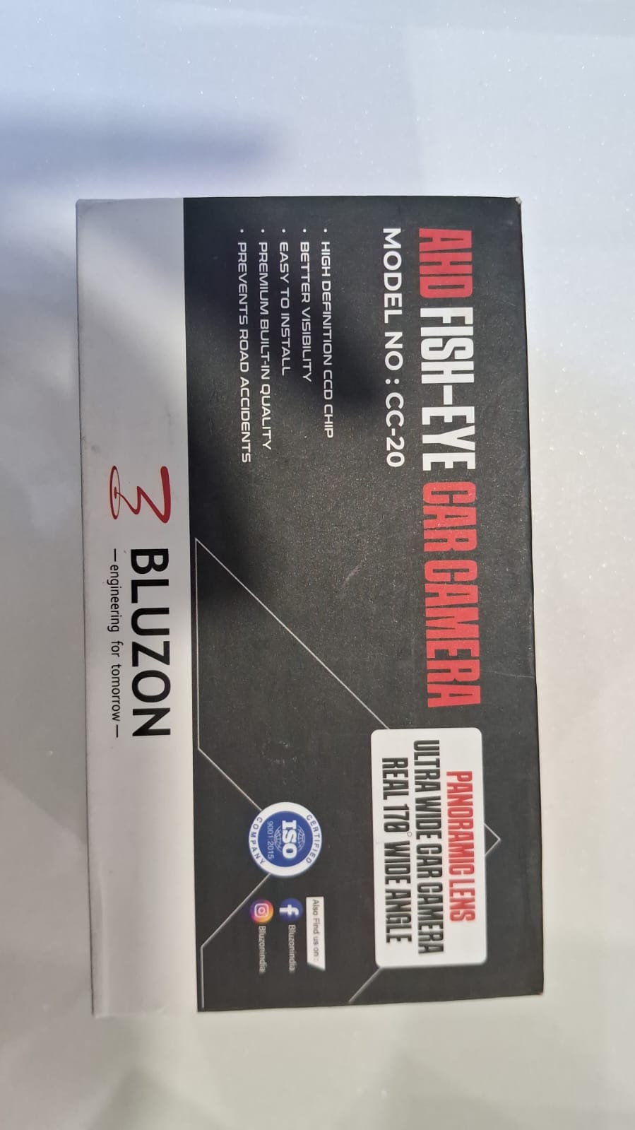 Bluzon Car AHD Dashcam
