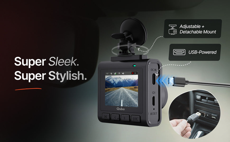 Qubo Car Dashcam Pro 2.7K by Hero Group