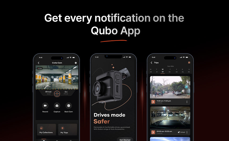 Qubo Car Dashcam Pro 2.7K by Hero Group
