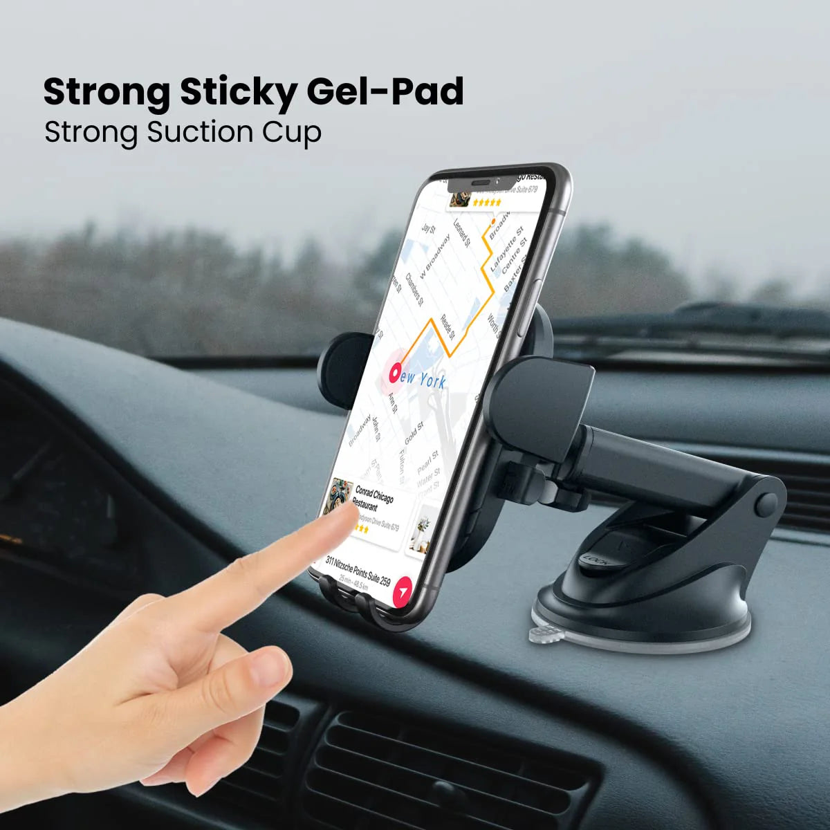 Portronics Mobile Holder Clamp M2