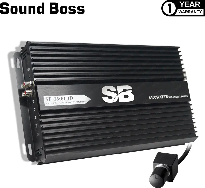 Sound Boss SB-1500.1D 8400W MAX Digital Linkable Block