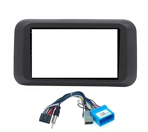 Audio Wheels car Stereo Frame for Mahindra Thar (9 inch) with Android Wiring