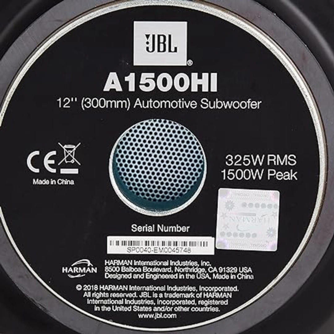 JBL SUB WOOFER 1500 WATT