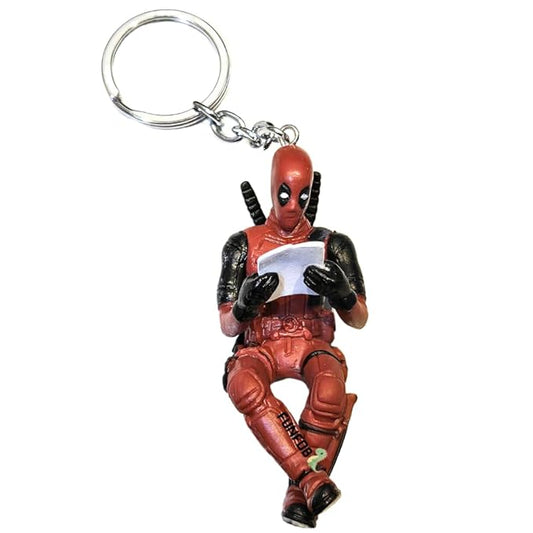 deadpool hanging keychain