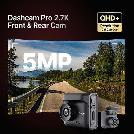 Qubo Car Dashcam Pro 2.7K by Hero Group