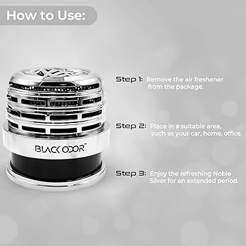 Black Odor air freshener