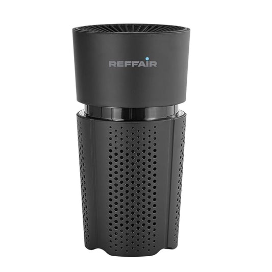 Reffair AX30 [MAX] Air Purifier for Car & Home | 3rd Gen - Type-C Cable | Plasma Ions Function | H13 True HEPA Filter | Aromatherapy (Black)