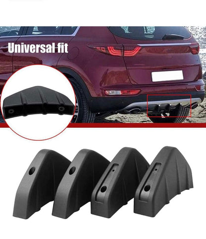 AUTO MT 4 PCS Car Rear Bumper Lip Spoiler
