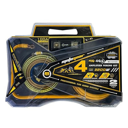 Motogear 4 Gauge Amplifier Wiring Kit