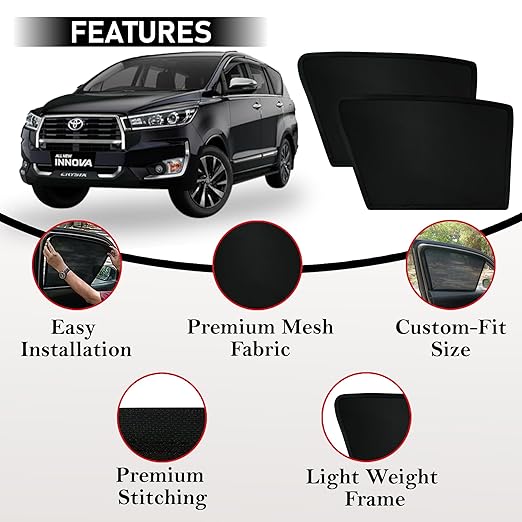 Toyota Innova Crysta non Fixed curtain
