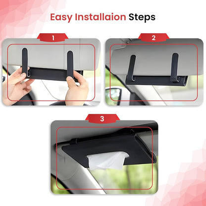 Car Tissue Holder for Sun Visor