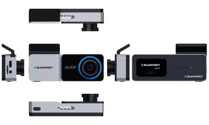 Blaupunkt camera system components on a white background