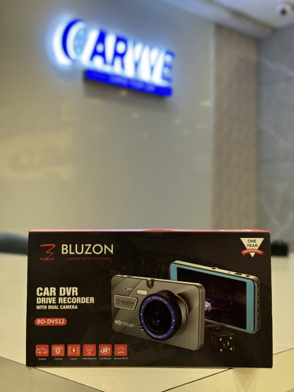Bluzon Car DVR Drive Recorder with Dual Camera BO-DVR512