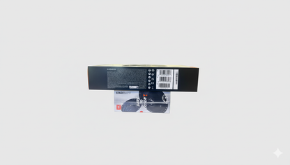 Product packaging with labels on a white background