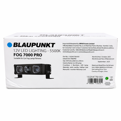 Auxiliary Light Blaupunkt FOG 7000 PRO
