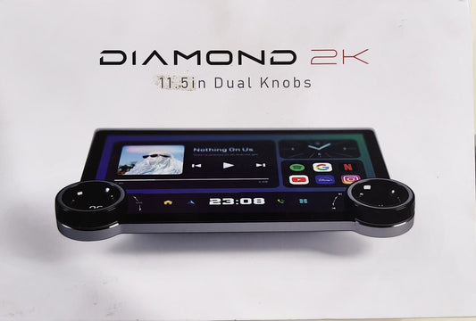 Diamond 2K 11.5in Dual Knobs device on a white background