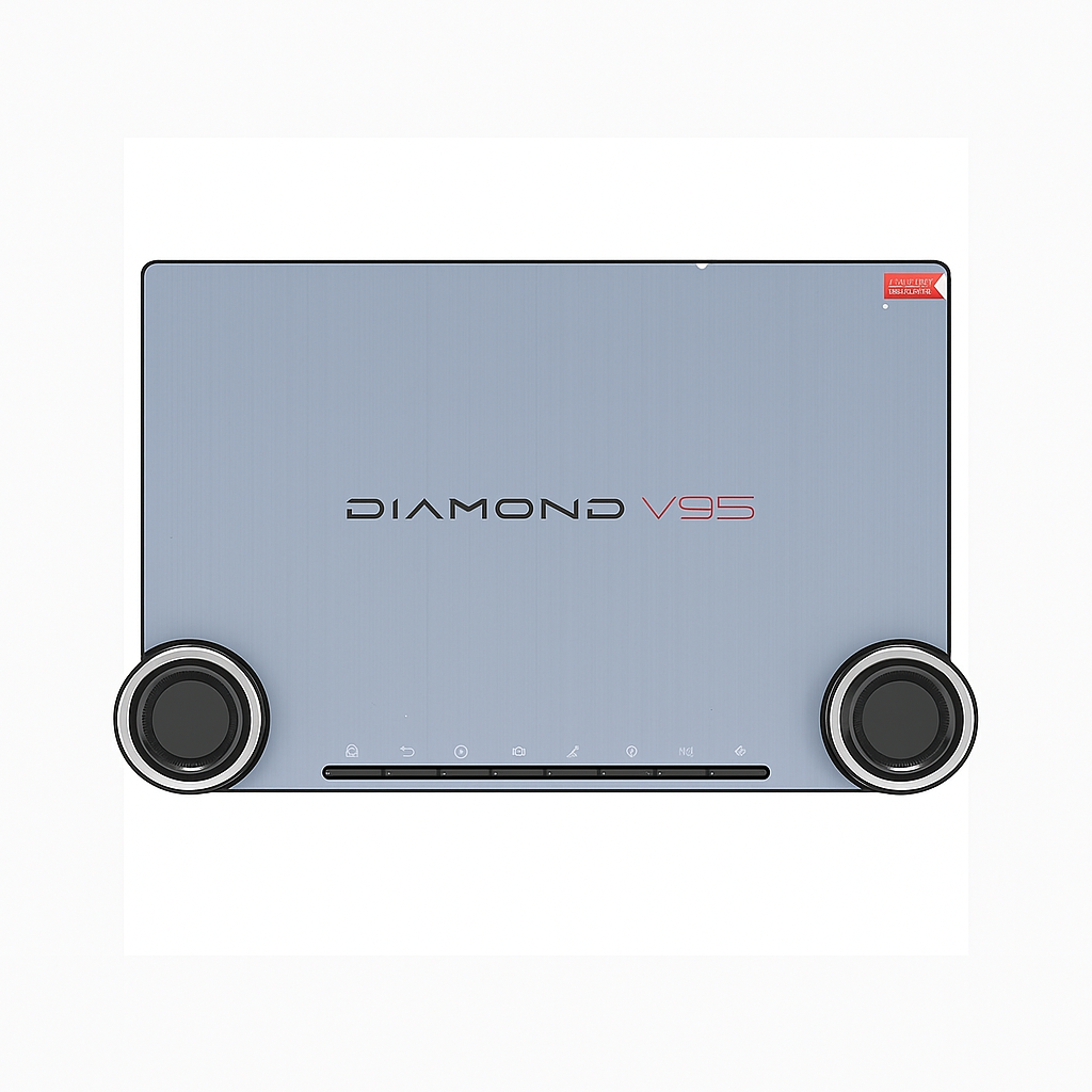 Diamond V95 audio amplifier on a white background