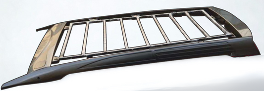 Car roof rack on a white background