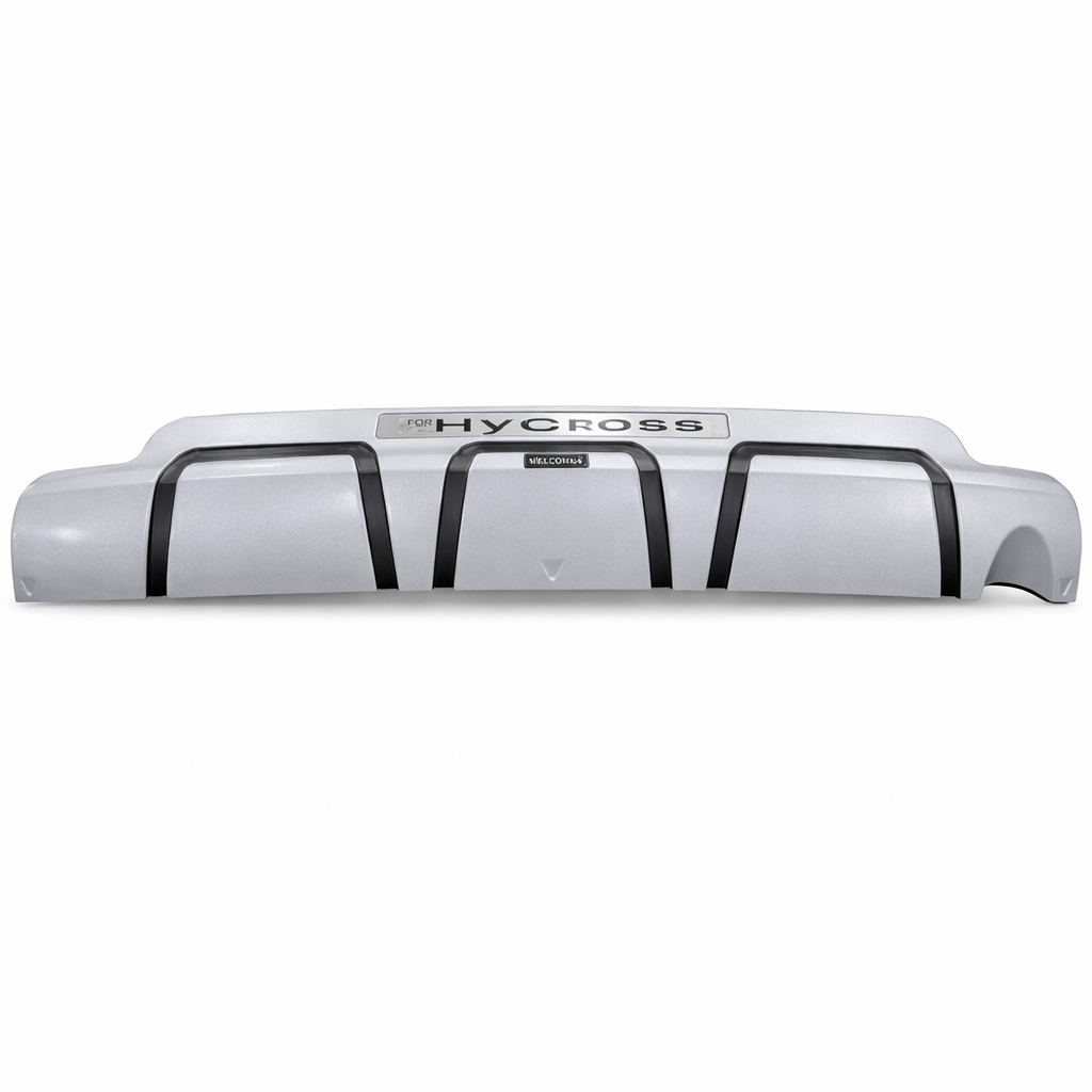White car roof rack with 'HyCross' branding on a white background