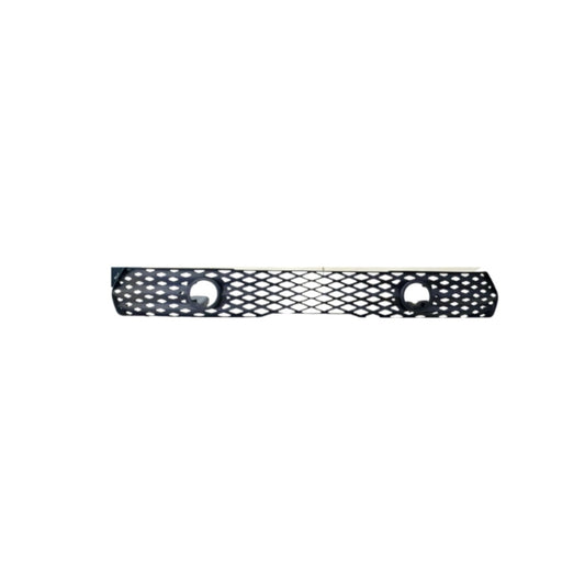 Black honeycomb grille on a white background