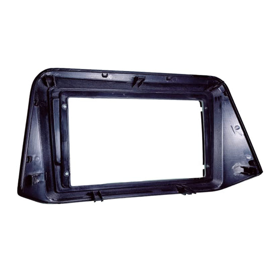 Black plastic frame on a white background