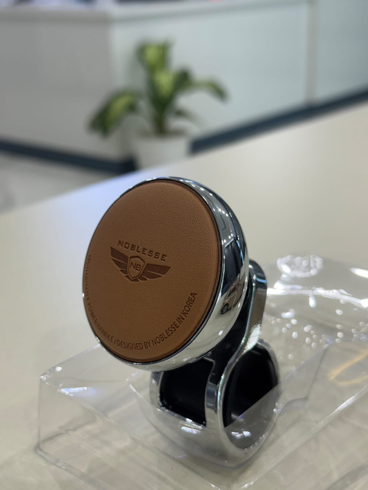 Nobless Leather PVC Car Steering Knob
