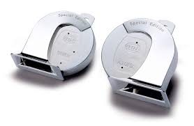 Hella TE30 Set Trumpet Horn- Chrome Twin Tone