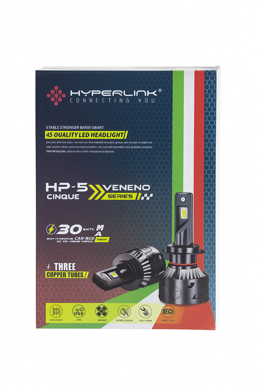 Hyperlink 300W LED HeadLight HP-5 CINQUE