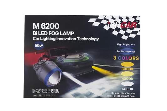 M 6200 Bi LED FOG LAMP 150W