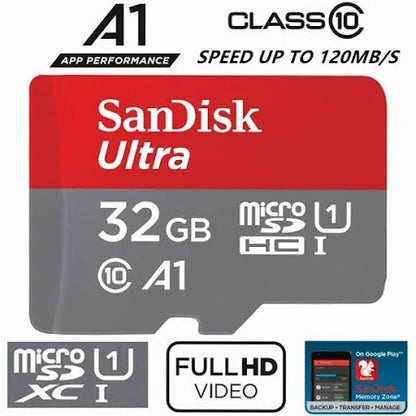 SanDisk Ultra microSD UHS-I Card 32GB, 120MB/s R