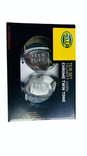 Hella TE30 Set Trumpet Horn- Chrome Twin Tone